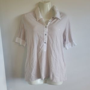 Royal Mer Bretagne Marine Striped Top France 44 large